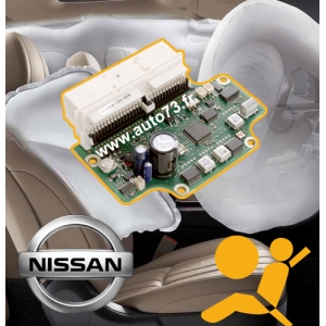 Réparation calculateur airbag Nissan Navara code B1049