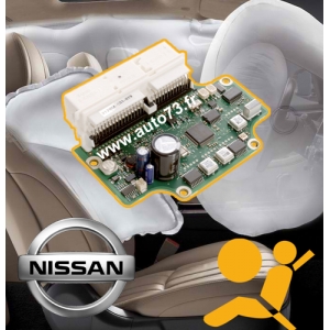 Réparation calculateur airbag Nissan 98820EB01C 98820EB01B