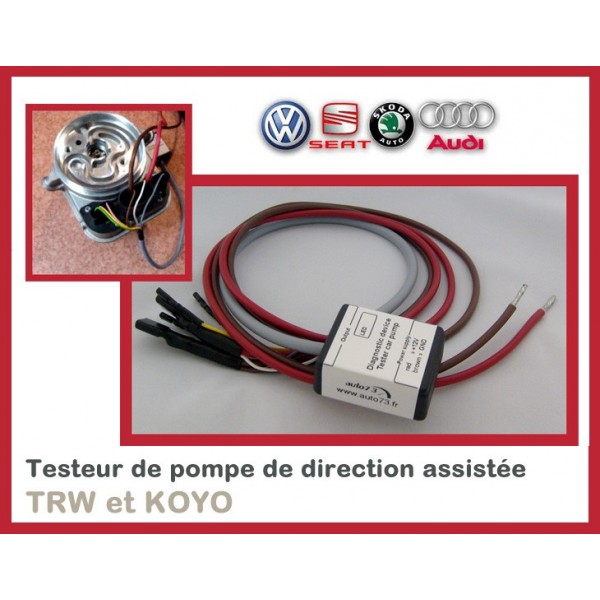 testeur de pompe de direction assistée TRW et KOYO