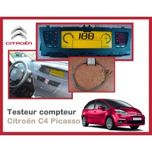 Testeur compteur Citroen C4 Picasso 