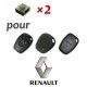 2 Switch pour clé Renault﻿