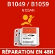 Réparation calculateur airbag Nissan défaut B1049 / B1059