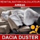 Réparation calculateur airbag Duster