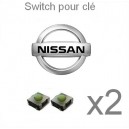 2 switch clé NISSAN