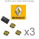 3 switch pour carte démmarage Mégane