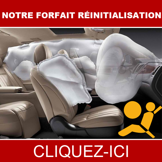 Notre forfait réinitialisation calculateur Airbag Renault