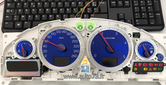 Test compteur Volvo sur notre banc de test