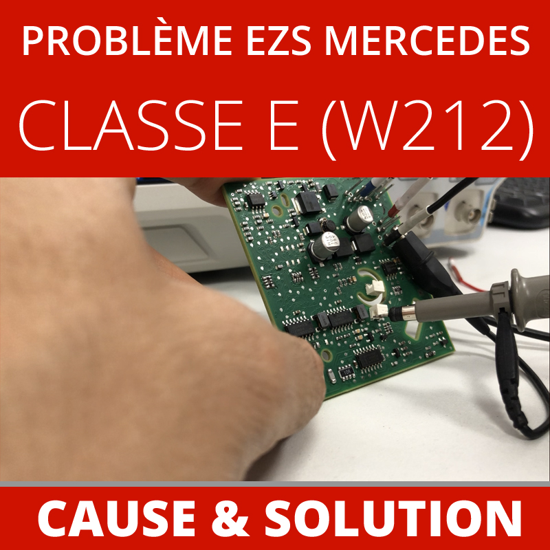 Problème de démarrage Mercedes Classe E W212 : causes et symptômes