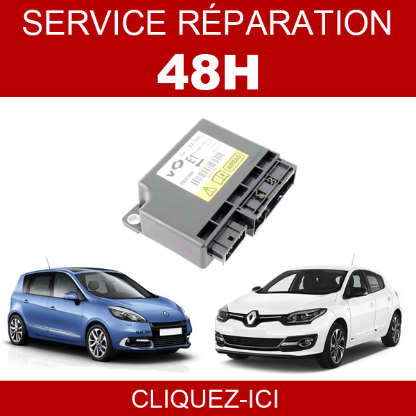 Notre forfait réparation Airbag Scenic 3 & Megane 3