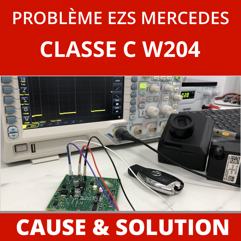Réparation EZS Mercedes Classe C W204 : solution aux problèmes de démarrage