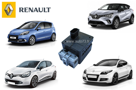 Tourner volant + start sur Renault Megane Clio Scenic Captur